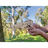 Caliber Gourmet Rubber Band Gun Puzzle 97 Piece 3D Wooden Handgun Replica With Movable Mechanisms Ages 10 And Up by Caliber Gourmet