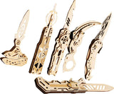 Caliber Gourmet Wood Knife Puzzle Set CBG-PZ-03K by Caliber Gourmet