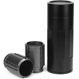 Caliber Gourmet Tactical Shot Glasses 2 Pc Set Hand Cast Aluminum 2 Oz Each With Zippered Pouch And Tube For Gear by Caliber Gourmet