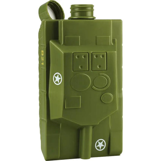 Caliber Gourmet Tank Flask 16 Oz BPA Free Durable Green Screw Top For Camping And Outdoors by Caliber Gourmet