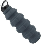 Caliber Gourmet Collapsible Grenade Bottle 580ml BPA Free Silicone With Dual Caps For Outdoor Adventurers by Caliber Gourmet