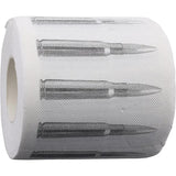Caliber Gourmet Bullet Toilet Paper 3 Ply 200 Sheets With 50 Cal Bullet Artwork Boxed With Hanging Tab Gun Enthusiast by Caliber Gourmet