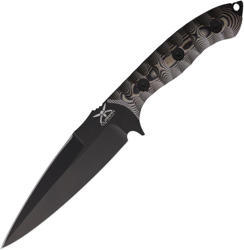 Curran Blades Javelin Fixed Blade Blk/Tan JAV001 by Curran Blades