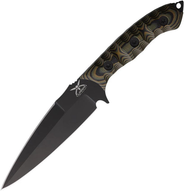 Curran Blades Javelin Fixed Blade Blk/Camo JAV002 by Curran Blades