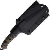 Curran Blades Javelin Fixed Blade Knife 80CrV2 With Black Cerakote Camouflage G10 Full Tang For Outdoorsmen Kydex Sheath by Curran Blades