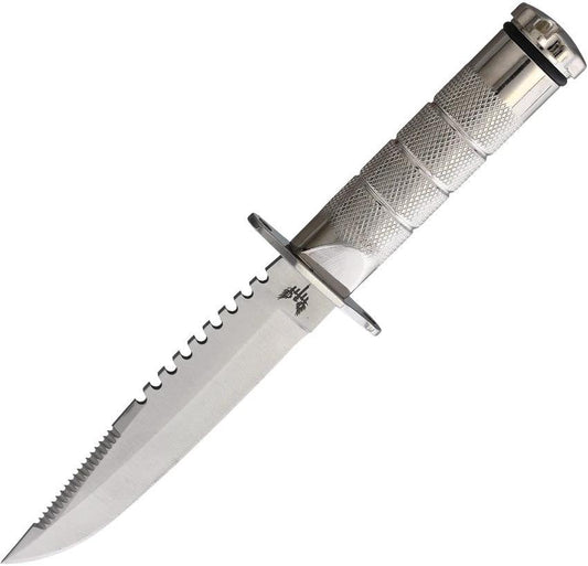 Combat Ready Survival Knife Silver CBR375 BS015183 SILVER by Combat Ready