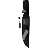 Combat Ready Survival Knife Satin Sawback Blade With Hollow Handle Survival Kit Compass Sheath For Outdoor Enthusiasts by Combat Ready
