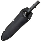 Combat Ready Spear Black CBR382 46.5in Stainless Blade Black Synthetic Handle Belt Sheath For Outdoorsmen Gift Tin by Combat Ready