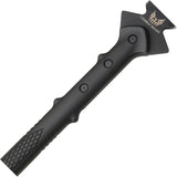 Combat Ready Spear Black CBR382 46.5in Stainless Blade Black Synthetic Handle Belt Sheath For Outdoorsmen Gift Tin by Combat Ready