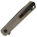 Cobratec Knives Linerlock Titanium Black EDC Knife For Everyday Carry Enthusiasts by Cobratec Knives
