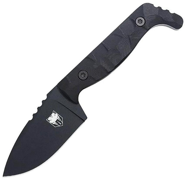 Cobratec Knives Small Kingpin Fixed Blade Blk CTKPSBLK by Cobratec Knives
