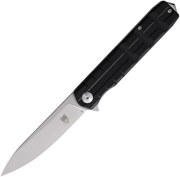 Cobratec Knives Kuzio Linerlock Black CTKUZIOBLKDNS by Cobratec Knives