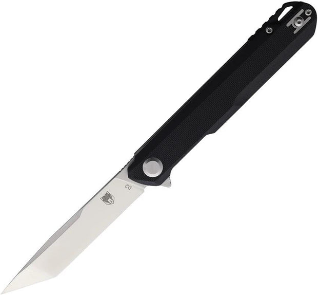 Cobratec Knives Monarch Linerlock Black Tanto CTMONBLKTNS by Cobratec Knives