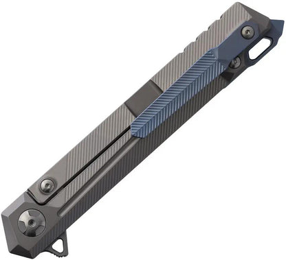 Cobratec Knives Olympian Framelock M390 Titanium EDC Knife With Glass Breaker Extended Tang by Cobratec Knives