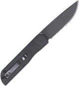Cobratec Knives Prowler Button Lock DP Black Stonewash D2 Tool Steel Drop Point EDC Knife For Everyday Carry Enthusiasts by Cobratec Knives