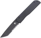 Cobratec Knives Prowler Button Lock Tant BlkPS CTPLRBLKBLTS by Cobratec Knives