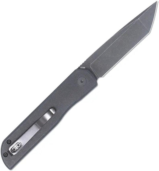 Cobratec Prowler Button Lock Tanto Knife With D2 Tool Steel Blade 3.25in Black G10 Handle EDC by Cobratec Knives