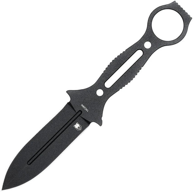 Cobratec Knives Ringed Claymore Fixed Blade CTRCLMDAGNSBLK by Cobratec Knives