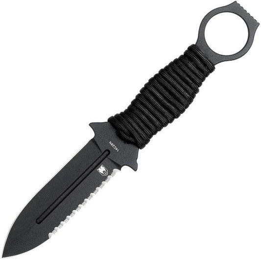 Cobratec Knives Ringed Claymore Fixed Blade CTRCLMDAG1SSBLK by Cobratec Knives