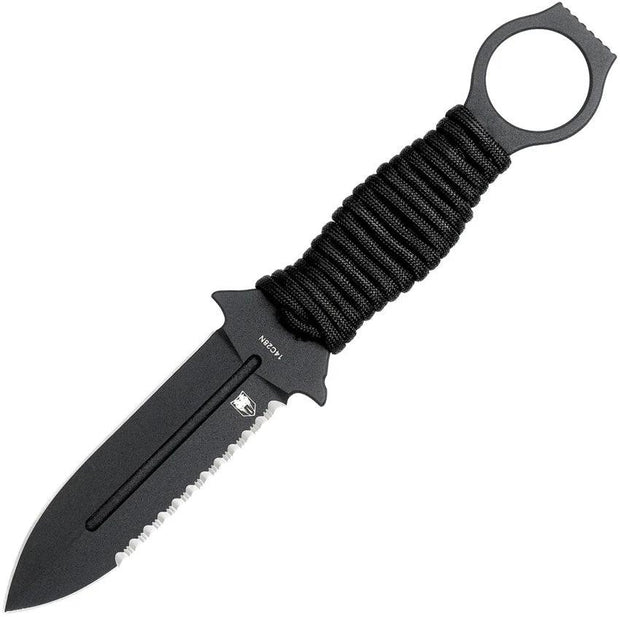 Cobratec Knives Ringed Claymore Fixed Blade CTRCLMDAG1SSBLK by Cobratec Knives