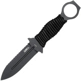 Cobratec Ringed Claymore Fixed Blade Knife 8.88in Full Tang Tactical Dagger With Finger Ring by Cobratec Knives