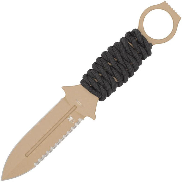 Cobratec Knives Ringed Claymore Fixed Blade CTRCLMDAG1SSCYT by Cobratec Knives