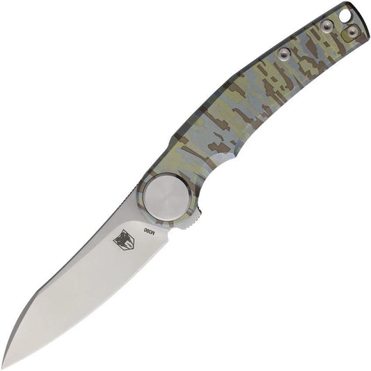 Cobratec Knives Rogue Framelock Dig Camo CTROGM390CPNS by Cobratec Knives