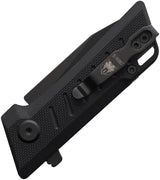 Cobratec Knives Compact Riptide Linerlock Black D2 Blade G10 Handle EDC Knife Pocket Clip Lanyard Hole by Cobratec Knives