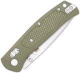 Cobratec Knives EDC Scout Bar Lock Knife OD Green Grivory Handle VG-10 Drop Point by Cobratec Knives