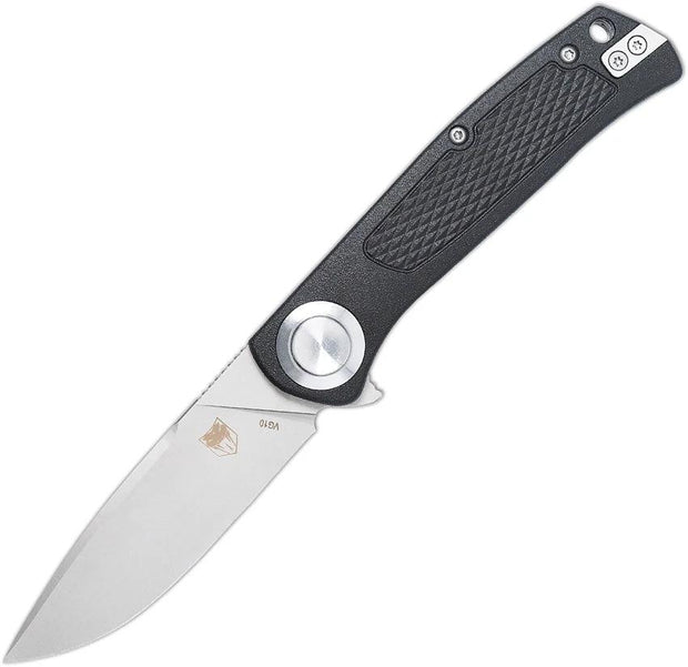 Cobratec Knives EDC Scout Button Lock Blk CTSCTGRVBLKBL by Cobratec Knives
