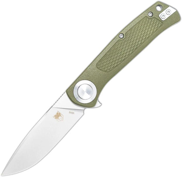 Cobratec Knives EDC Scout Button Lock OD CTSCTGRVODGBL by Cobratec Knives
