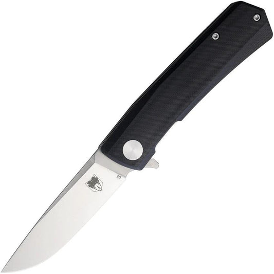 Cobratec Knives Serpent Linerlock Black CTSRPBLK by Cobratec Knives