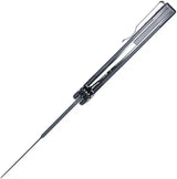 Cobratec Stiletto Button Lock Knife 4 Inch Black VG10 Blade Black G10 Handle EDC by Cobratec Knives