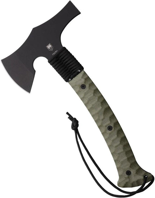 Cobratec Knives Tomahawk Black CTTHKGRN by Cobratec Knives