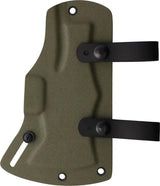 Cobratec Tomahawk CTTHKGRN Black Coated Head 7Cr17MoV Full Tang G10 Handle Bushcraft Survival by Cobratec Knives
