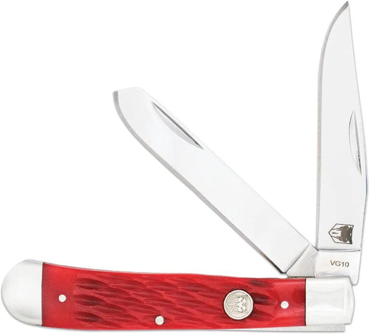 Cobratec Knives Trapper Red Bone CTTDTRPREDBN by Cobratec Knives