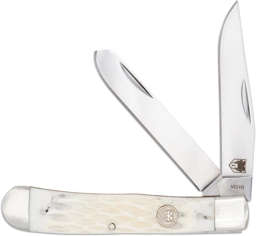 Cobratec Knives Trapper White Bone CTTDTRPWHTBN by Cobratec Knives