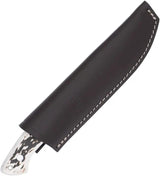 Cobratec Twin Mountain Fixed Blade Knife 4.5in Satin Drop Point Blade Stag Handle Full Tang Rugged Outdoorsmen by Cobratec Knives