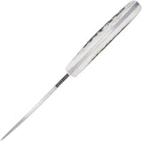 Cobratec Twin Mountain Fixed Blade Knife With Durable Stag Handle Full Tang 4in Satin Blade For Outdoorsmen by Cobratec Knives