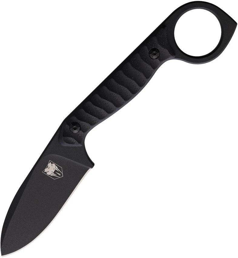 Cobratec Knives Wolfteeth Fixed Blade CTWLTBLK by Cobratec Knives