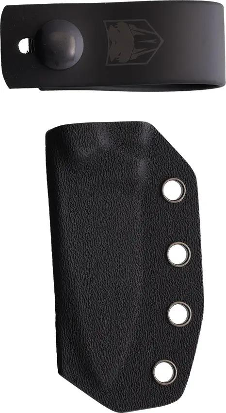 Cobratec Wolfteeth Fixed Blade Knife With 2.75in 14C28N Drop Point Blade G10 Handle Full Tang Kydex Sheath Outdoor Pros by Cobratec Knives