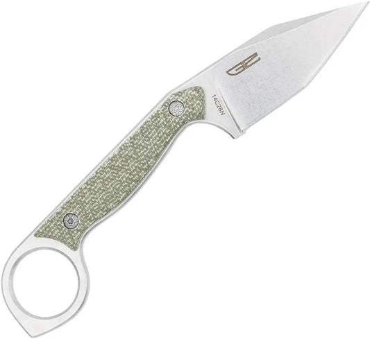 Cobratec Wolfteeth Fixed Blade Tanto Knife Full Tang With Finger Ring For Outdoor Enthusiasts by Cobratec Knives