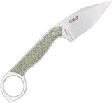 Cobratec Wolfteeth Fixed Blade Tanto Knife Full Tang With Finger Ring For Outdoor Enthusiasts by Cobratec Knives