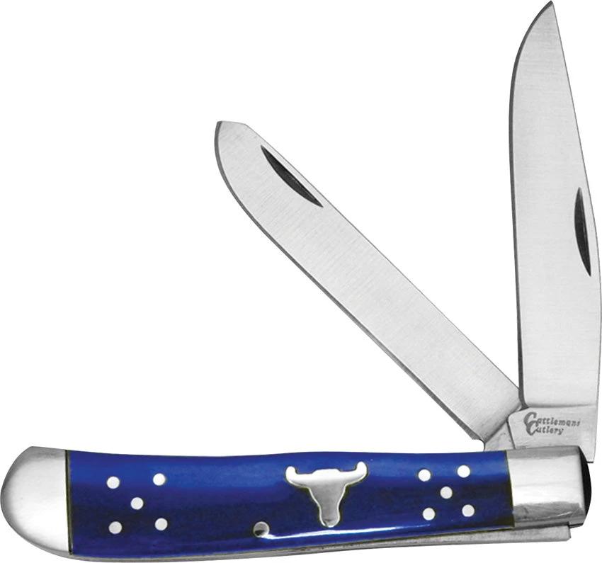 Cattleman's Cutlery Trapper Blue CC0002BL by Cattleman's Cutlery