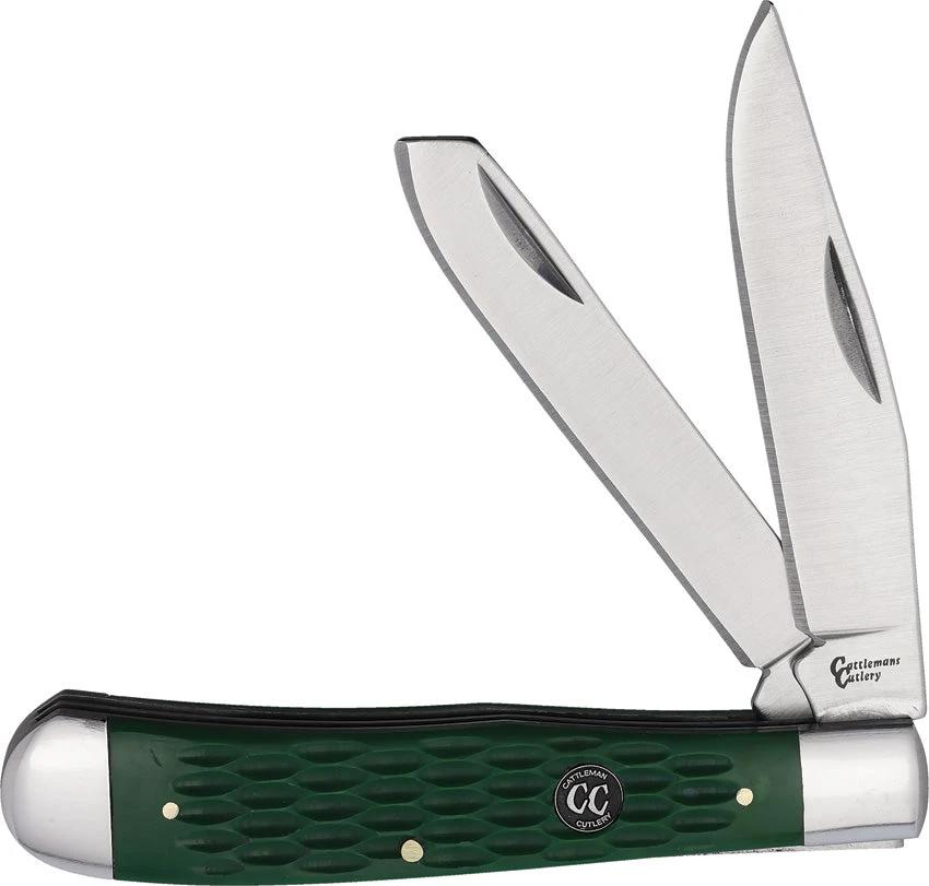 Cattleman's Cutlery CC Series Trapper Green CC0002JGD by Cattleman's Cutlery