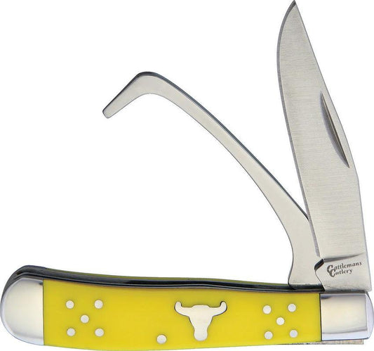 Cattleman's Cutlery Farriers Companion Yellow CC0067YD by Cattleman's Cutlery