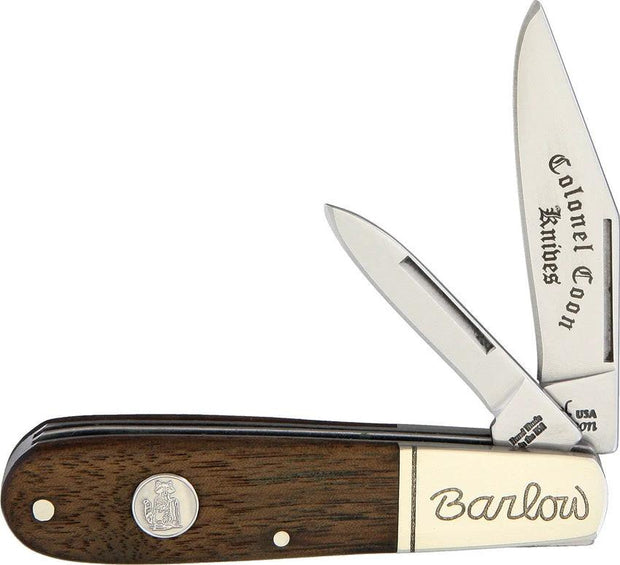 Colonel Coon Barlow Two Blade Walnut 81 WALNUT by Colonel Coon