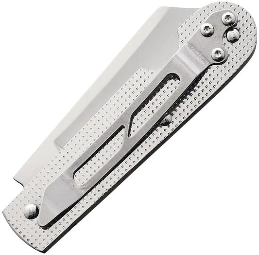 CIMO Slip Joint Knife For EDC Clip Point Blade 2.5in 3.5in Closed Mirror Finish Stainless Pocket Clip by CIMO