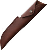CIMO Borba Outdoor Fixed Blade Knife 9 Inch Overall 5 Inch Black Stainless Blade Full Tang Wood Handle Leather Sheath by CIMO