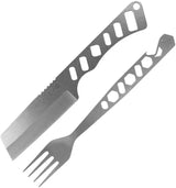 CIMO Camp Knife Fixed Blade IC2802 For Outdoor Enthusiasts, 7in Overall, 3in Stonewash Blade, Lanyard Hole by CIMO